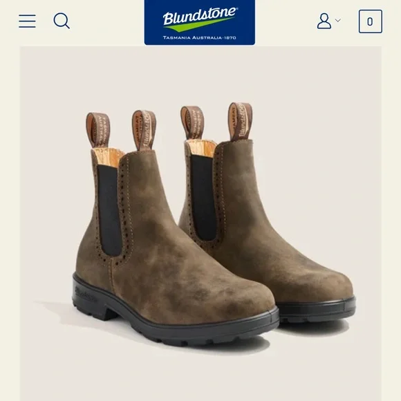 Blundstone Women’s Originals High Top Boots - Rustic Brown - Picture 1 of 4
